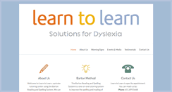 Desktop Screenshot of dyslexicsolutions.com